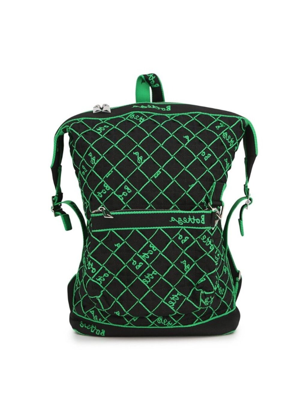 Bottega Veneta Backpack Reverse Logo Canvas